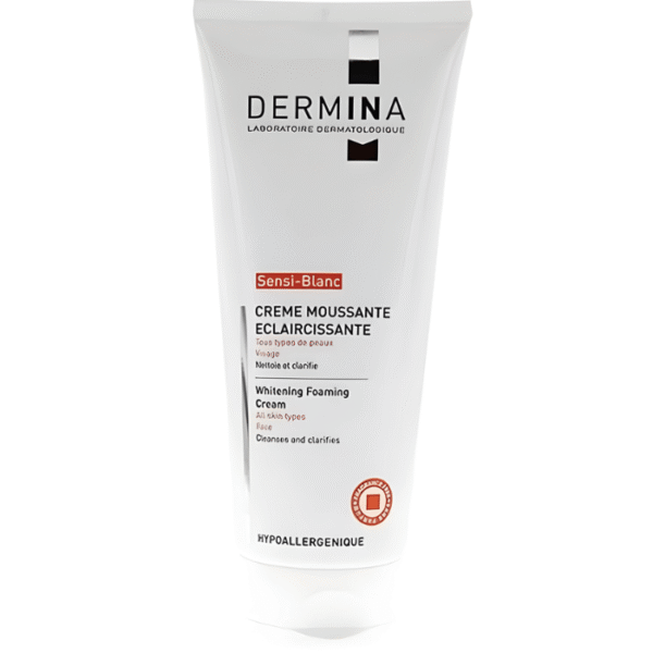 Dermina Sensi-Blanc Crème Moussante Éclaircissante 100ml