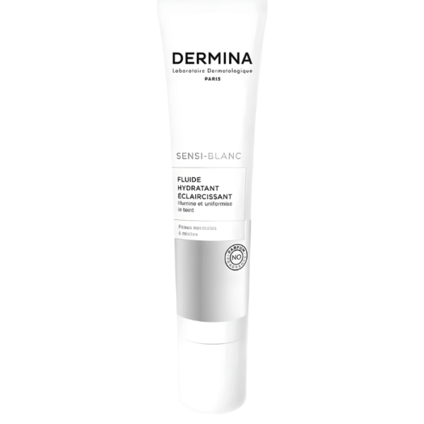Dermina Sensi-Blanc Fluide Hydratant Éclaircissant 40ml