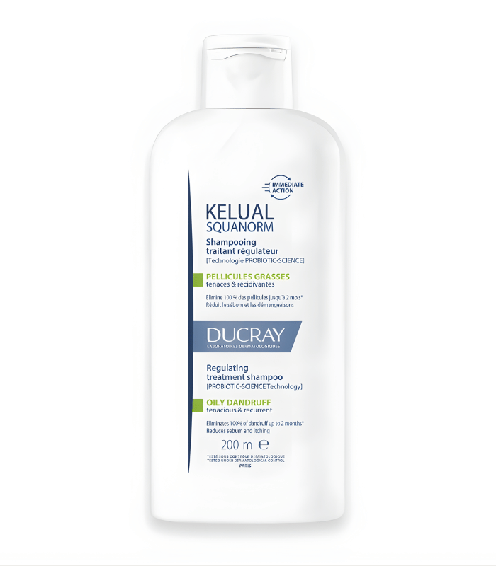 Kelual Squanorm Shampoing Anti-Pelliculaire Grasses 200ml