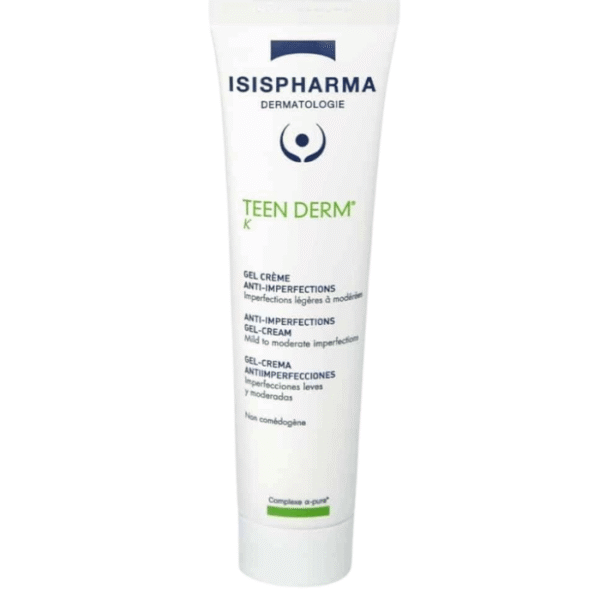 Isispharma Teen Derm K Gel-Crème Anti-imperfections Peaux Grasses 30ml