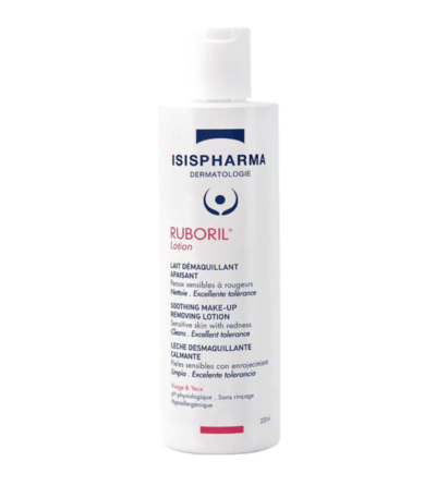 Isispharma Ruboril Lotion Lait Démaquillant Apaisant Peaux Sensibles 250ml