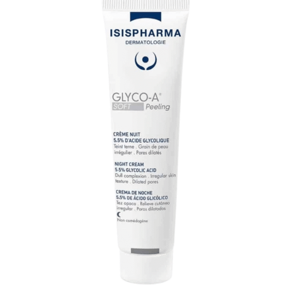 Isispharma Glyco-A Soft Peeling Crème Nuit 5.5% Acide Glycolique 30ml