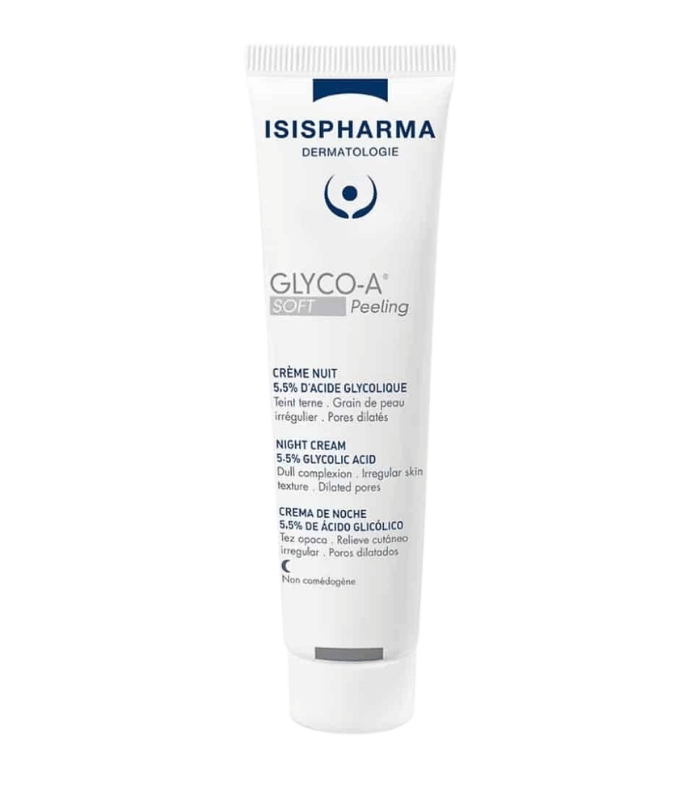Isispharma Glyco-A Soft Peeling Crème Nuit 5.5% Acide Glycolique 30ml Isispharma Glyco-A Soft Peeling Crème Nuit 5.5% Acide Glycolique 30ml