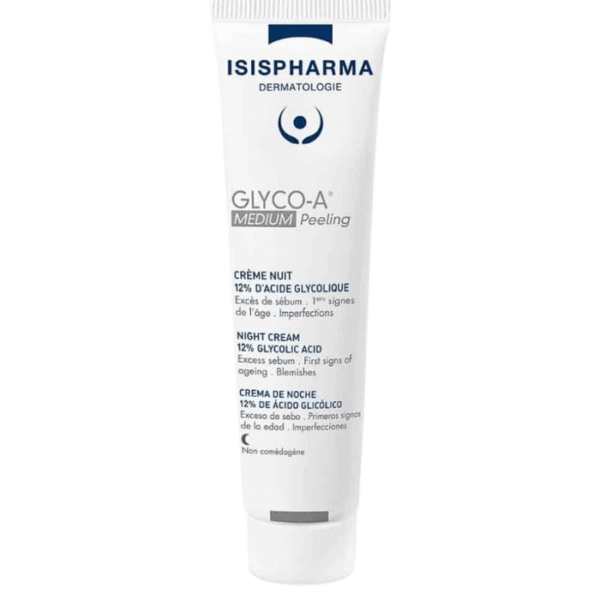 Isispharma Glyco-A Medium Peeling Crème Nuit 12% Acide Glycolique 30ml
