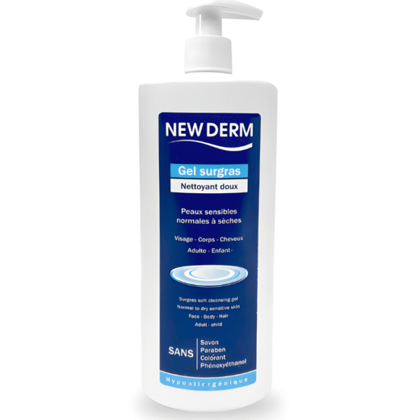 New Derm Gel Surgras Nettoyant Doux 500ml