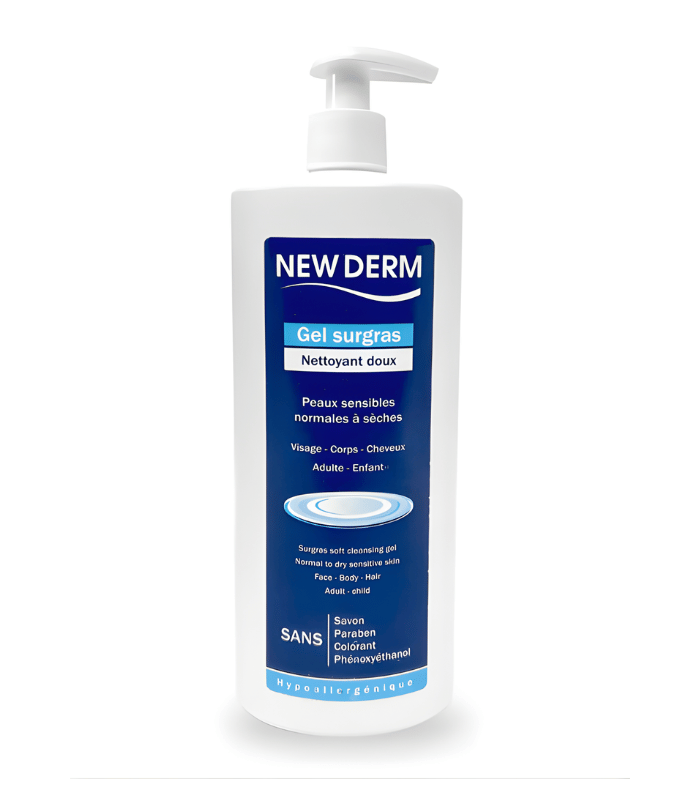 New Derm Gel Surgras Nettoyant Doux 500ml New Derm Gel Surgras Nettoyant Doux 500ml