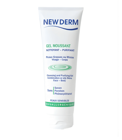 New Derm Gel Moussant Nettoyant Purifiant 250ml