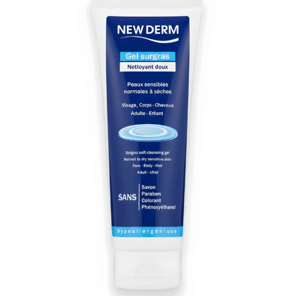New Derm Gel Surgras Nettoyant Doux 250ml