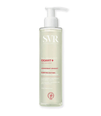 Svr Cicavit+ Gel Moussant Nettoyant Apaisant Peaux Sensibles 200ml