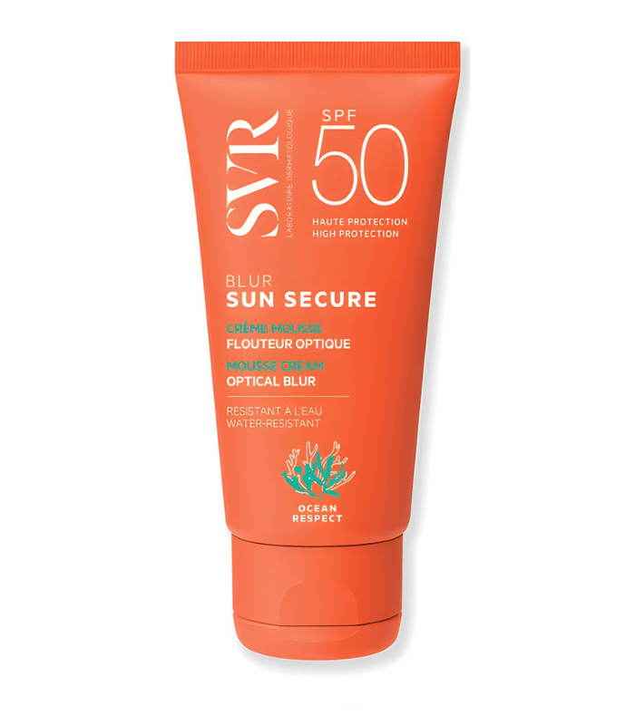Svr Sun Secure Blur Crème Mousse Flouteur SPF50+ Effet Lissant Matifiant 50ml