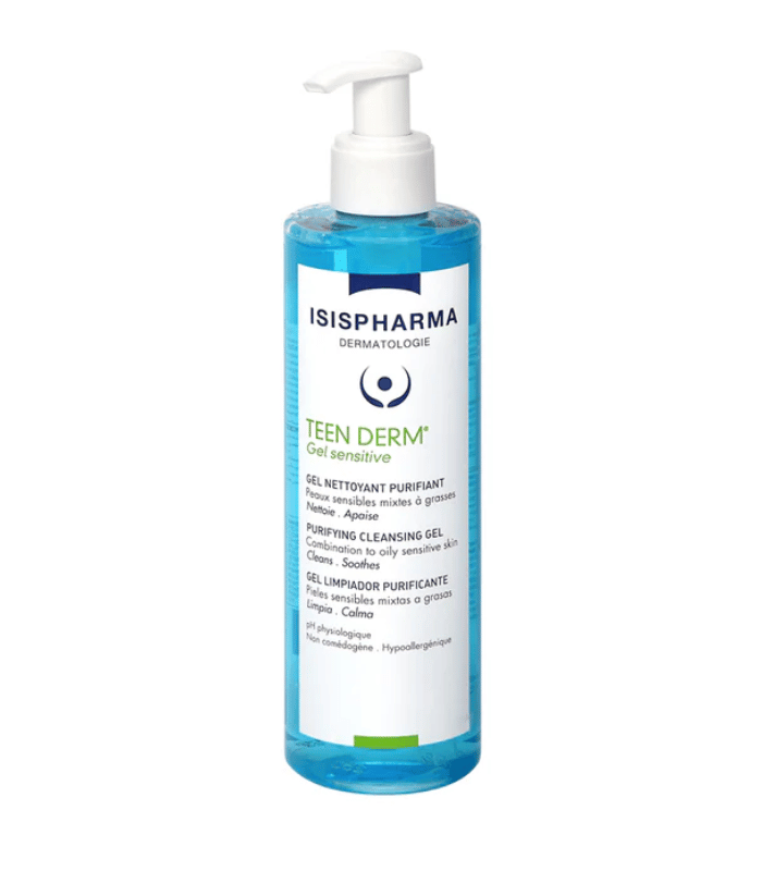 Isispharma Teen Derm Gel Nettoyant Purifiant Peaux Sensibles à Imperfections 400ml Isispharma Teen Derm Gel Nettoyant Purifiant Peaux Sensibles à Imperfections 400ml