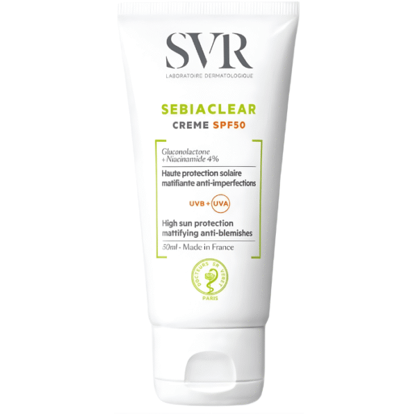 Svr Sebiaclear Crème Solaire SPF50 Matifiante Anti-Imperfections 40ml