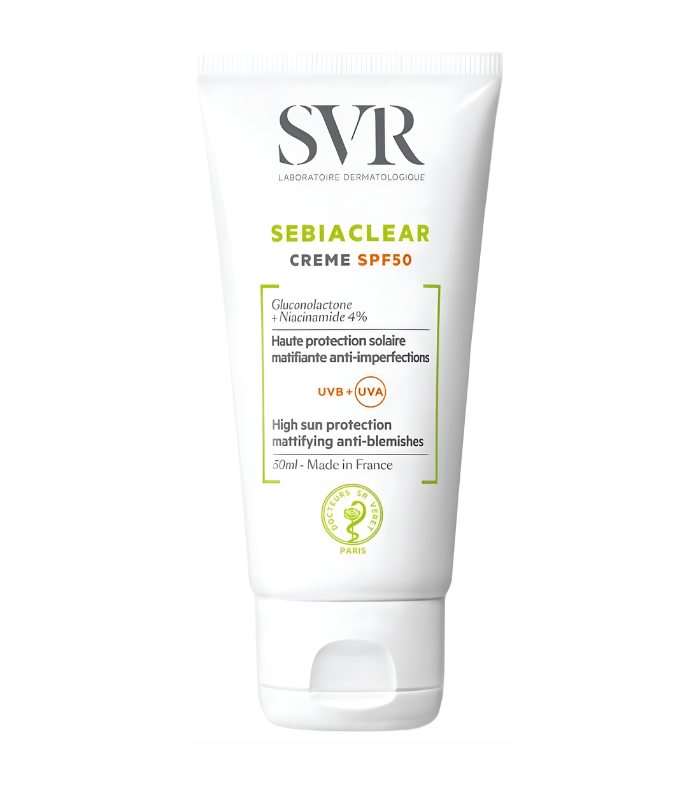 Svr Sebiaclear Crème Solaire SPF50 Matifiante Anti-Imperfections 40ml Svr Sebiaclear Crème Solaire SPF50 Matifiante Anti-Imperfections 40ml