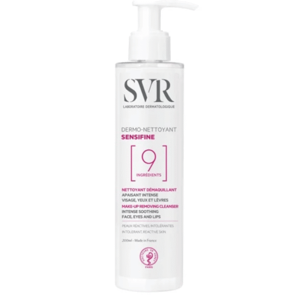 Svr Sensifine Dermo-Nettoyant Démaquillant Apaisant Peaux Sensibles 200ml