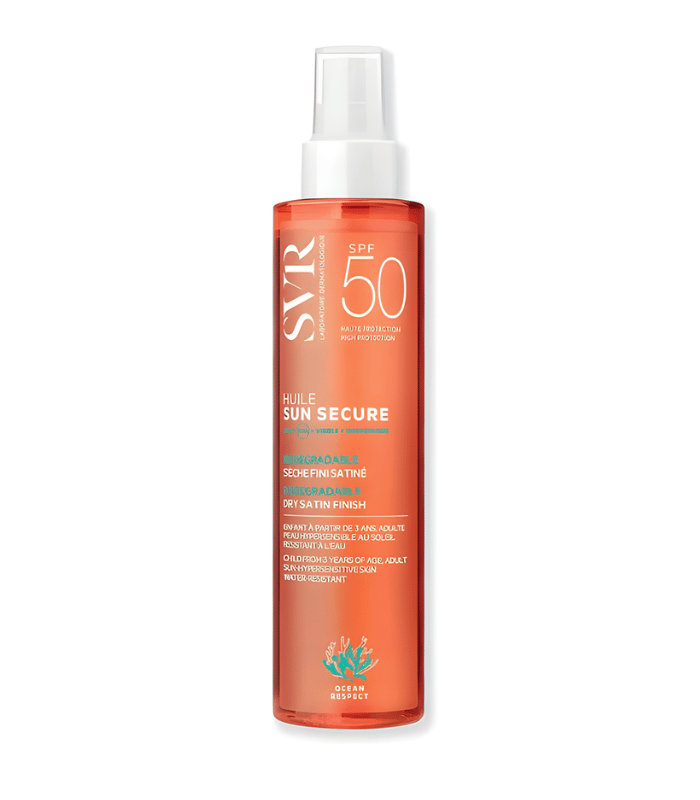 Svr Sun Secure Huile Sèche SPF50 Fini Satiné Protection Solaire Visage Corps Cheveux 200ml Svr Sun Secure Huile Sèche SPF50 Fini Satiné Protection Solaire Visage Corps Cheveux 200ml