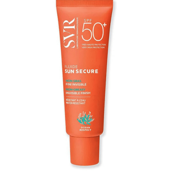 Svr Sun Secure Fluide Non Gras SPF50+ Protection Solaire Visage Fini Invisible 50ml