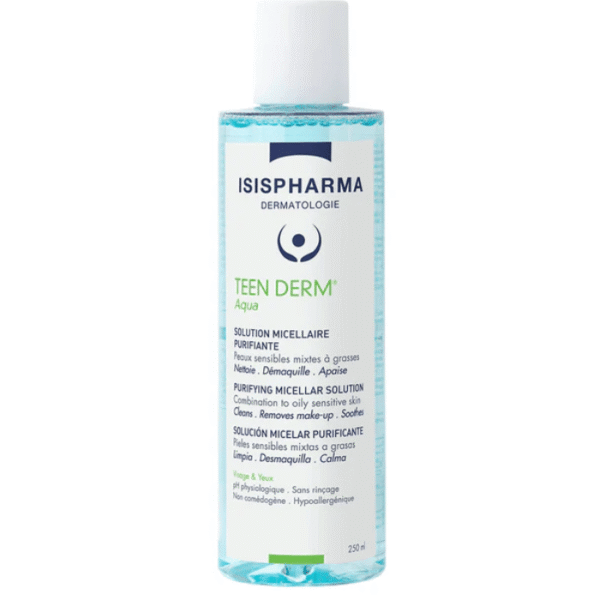 Isispharma Teen Derm Aqua Solution Micellaire Purifiante Peaux Grasses 250ml