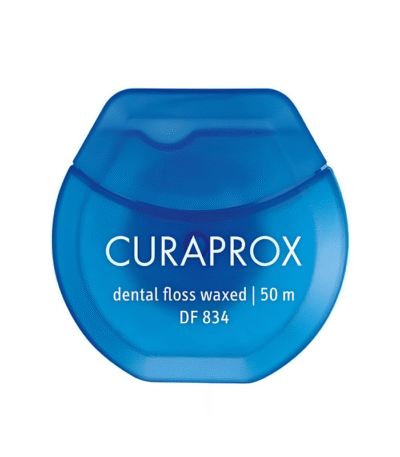 Curaprox Fil Dentaire DF 834 Ciré Nettoyage Interdentaire 50m