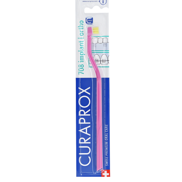 Curaprox CS 708 Implant Ortho Brosse à Dents pour Implants et Appareils Dentaires