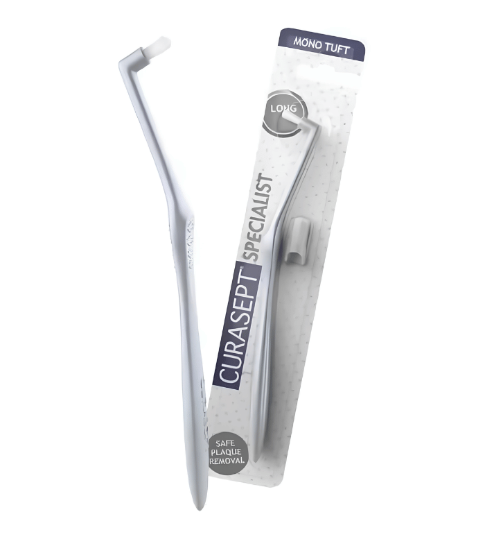 Curasept Specialist Mono Tuft Brosse à Dents Mono-Touffe pour Nettoyage Précis Curasept Specialist Mono Tuft Brosse à Dents Mono-Touffe pour Nettoyage Précis