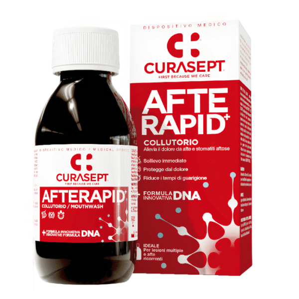 Curasept ADS Afterapid Bain de Bouche pour Aphtes et Lésions Buccales 125ml