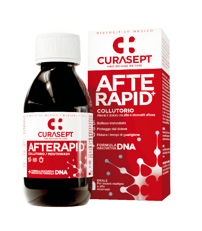 Curasept ADS Afterapid Bain de Bouche pour Aphtes et Lésions Buccales 125ml Curasept ADS Afterapid Bain de Bouche pour Aphtes et Lésions Buccales 125ml