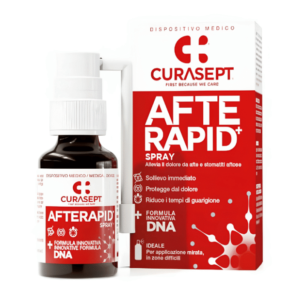 Curasept ADS Afterapid Spray Buccal pour Aphtes et Lésions Orales 15ml
