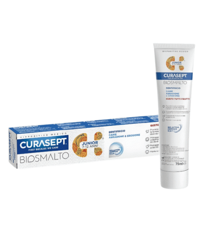 Curasept Biosmalto Dentifrice Junior Protection Caries Fruits 7-12 Ans 75ml