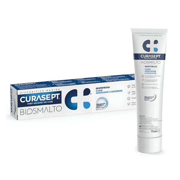 Curasept Biosmalto Dentifrice Adulte Caries Abrasion et Érosion 75ml