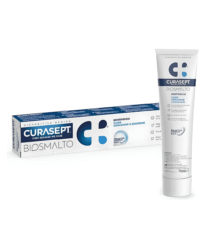 Curasept Biosmalto Dentifrice Adulte Caries Abrasion et Érosion 75ml Curasept Biosmalto Dentifrice Adulte Caries Abrasion et Érosion 75ml
