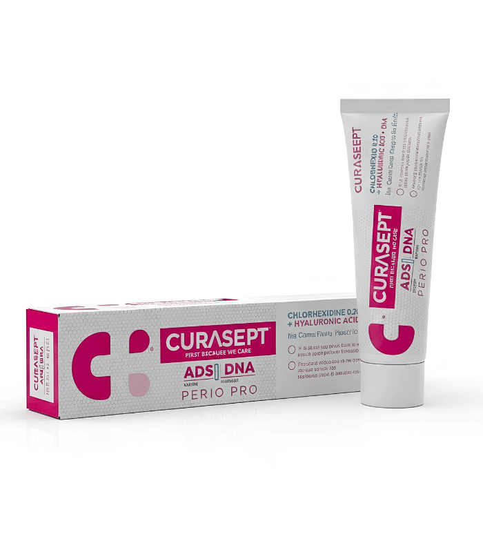 Curasept ADS DNA Perio Pro Dentifrice à la Chlorhexidine et Acide Hyaluronique 75ml Curasept ADS DNA Perio Pro Dentifrice à la Chlorhexidine et Acide Hyaluronique 75ml