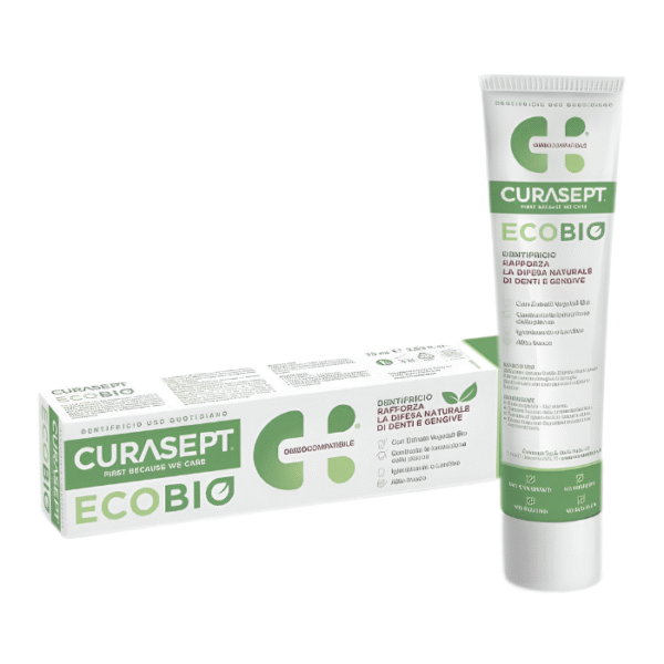 Curasept Ecobio Dentifrice Naturel Quotidien pour Dents et Gencives 75ml