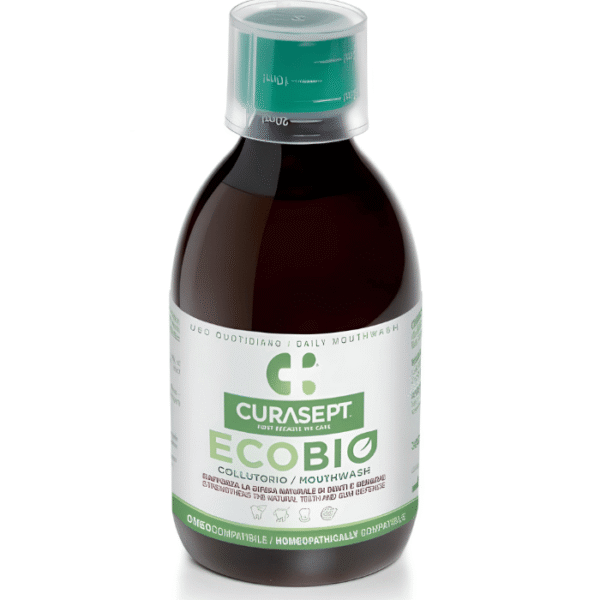 Curasept Ecobio Bain de Bouche Naturel aux Huiles Essentielles 300ml