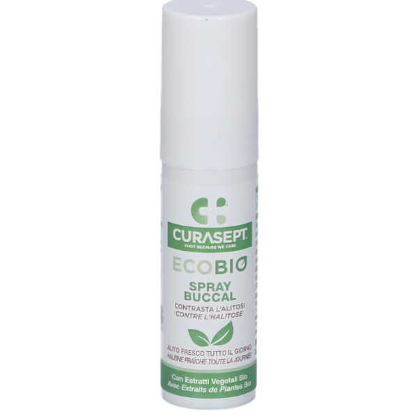 Curasept Ecobio Spray Buccal Haleine Fraîche aux Extraits de Plantes Bio 20ml