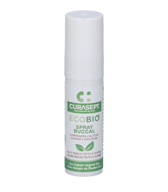 Curasept Ecobio Spray Buccal Haleine Fraîche aux Extraits de Plantes Bio 20ml Curasept Ecobio Spray Buccal Haleine Fraîche aux Extraits de Plantes Bio 20ml