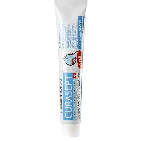 Curasept ADS 712 Gel Dentifrice Chlorhexidine 0,12 % pour Gencives Sensibles 75ml