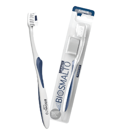Curasept Biosmalto Junior 7-12 ans Brosse à Dents Douce pour Enfants