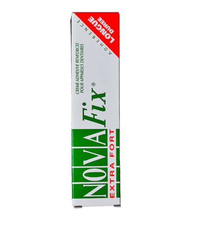 Novafix Extra Fort Crème Adhésive pour Appareil Dentaire Maintien Renforcé 20g