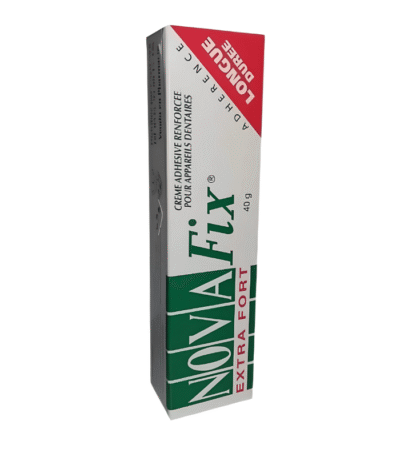 Novafix Extra Fort Crème Adhésive pour Appareil Dentaire Fixation Renforcée 40g