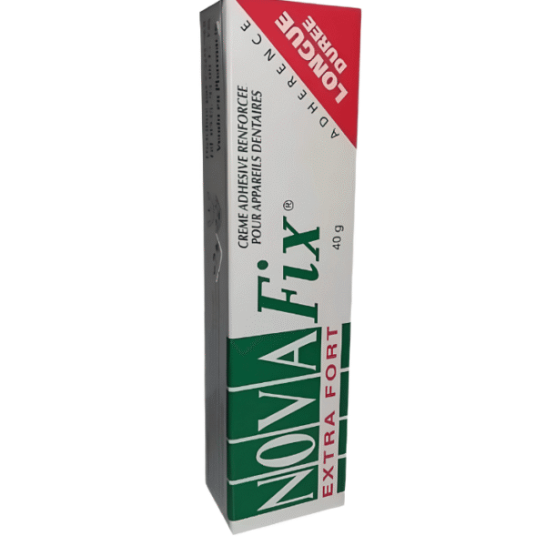 Novafix Extra Fort Crème Adhésive pour Appareil Dentaire Fixation Renforcée 40g