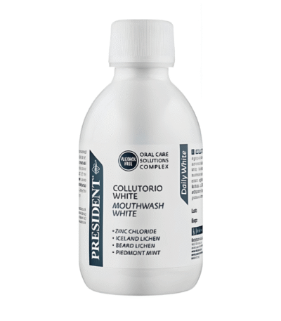 President Bain de Bouche White Sans Alcool Action Blancheur 200ml