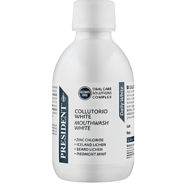 President Bain de Bouche White Sans Alcool Action Blancheur 200ml