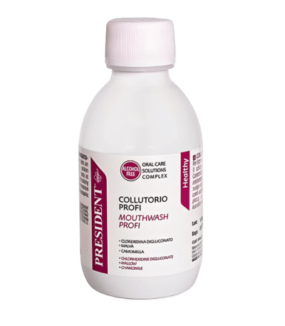 President Bain de Bouche Profi Sans Alcool à la Chlorhexidine 200ml