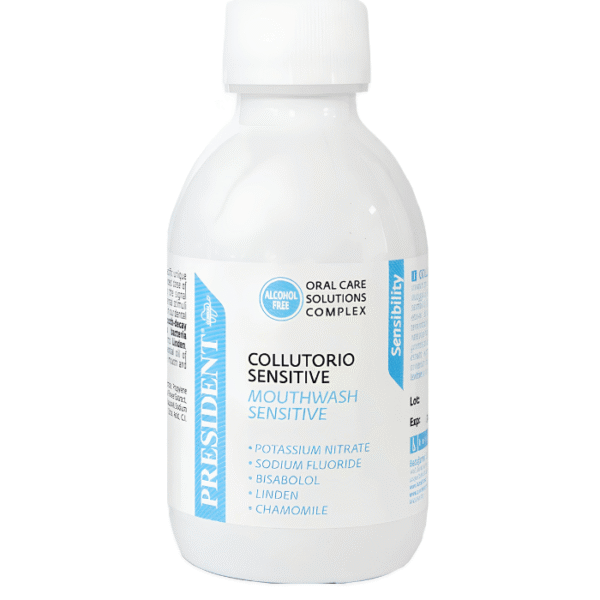 President Bain de Bouche Sensitive Sans Alcool pour Dents Sensibles 200ml