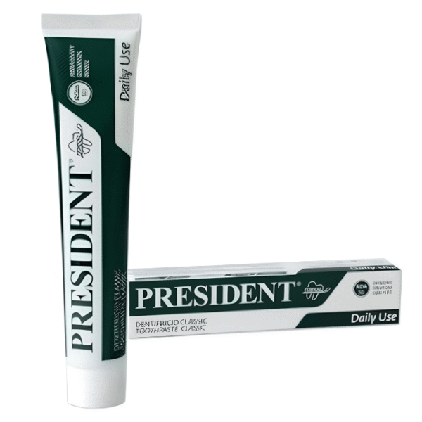 President Dentifrice Classic Usage Quotidien pour Dents Propres 50ml