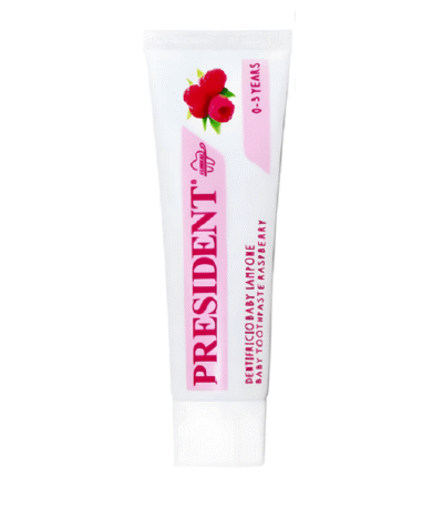 President Baby Dentifrice Framboise 0-3 Ans pour Premières Dents 30ml