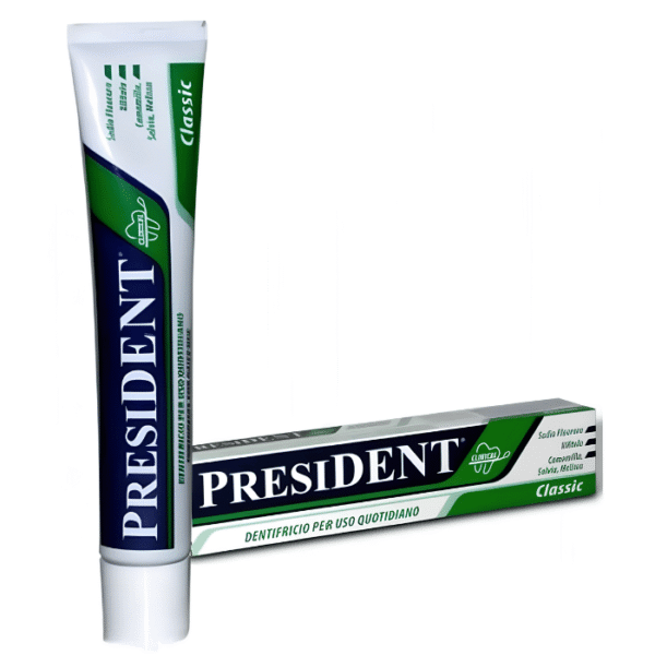President Dentifrice Classic Usage Quotidien à la Sauge, Menthe et Camomille 75ml