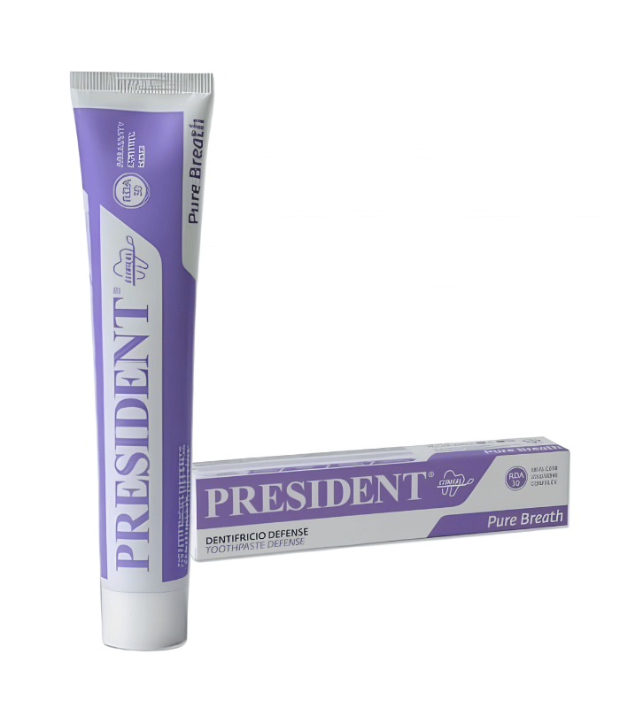 President Dentifrice Defense Pure Breath pour Haleine Fraîche 75ml President Dentifrice Defense Pure Breath pour Haleine Fraîche 75ml