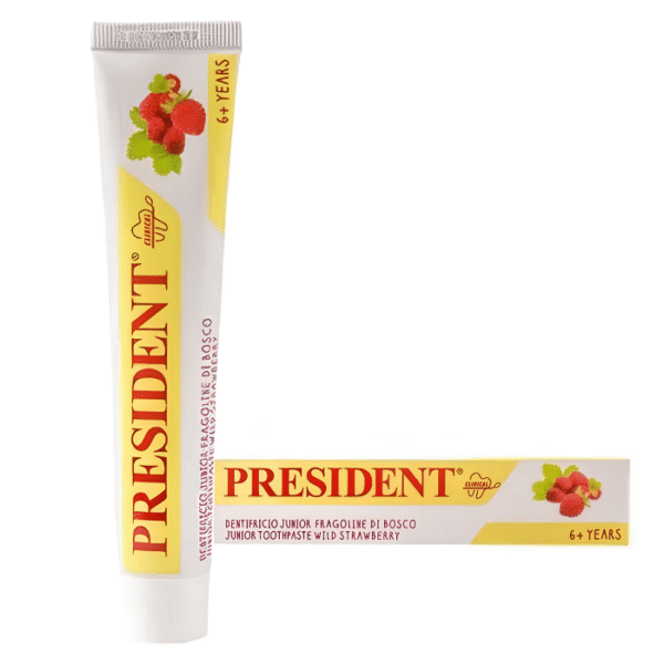 President Dentifrice Junior 6 Ans+ Goût Fraise 50ml