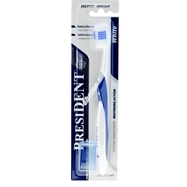 President White Brosse à Dents Medium pour Action Blancheur Quotidienne
